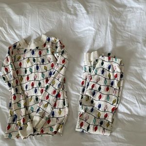 Worn one time Christmas pajamas